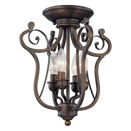 Millennium Semi-Flush Ceiling Mount, 544208 1144-RBZ